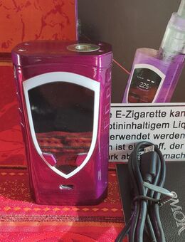 Smok Pro Color 225 , Lila , Top Zustand . FP. 40€. Akkuträger, E Zigarette, Vape, Mod Box, Dampfer. - Bühl