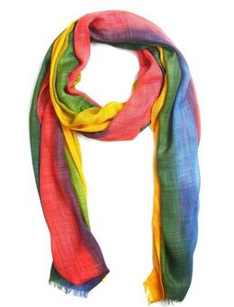 COLLEZIONE ALESSANDRO Modeschal Regenbogen, (1-St), in buntem Design