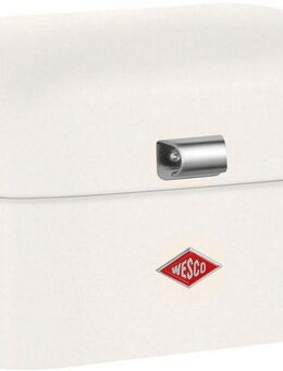 WESCO Brotkasten Single Grandy, Stahlblech, (1-tlg), Metallscharniere/Gummistopper Deckel+Boden / Lüftungslöcher / Griff