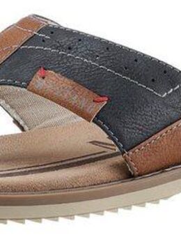 Mustang Shoes Zehentrenner, Sommerschuh, Schlappen, Poolslides, Badeschuh, stylische Farbkombi
