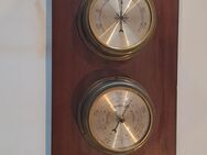 Maritim Barometer, Thermometer auf Holz 37 x 20 cm - Büdelsdorf