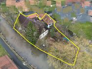 Großes Wohnhaus mit denkmalgeschütztem Nebengebäude in idyllischer Flusslage - Kronach