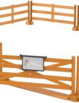 Bruder® Spielwelt bworld, Weidezaun braun (62604), Made in Europe
