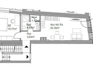 Stilvoll wohnen in der Innenstadt: Top-sanierte 2-Zimmer-Wohnung im 1. OG des Ludwig-Ensembles - mit Balkon - Erstbezug (ca. 48,37 m²) - Hof