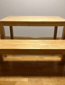 IKEA Tisch & Sitzbank - Serie NORDBY - 125cm in 81377