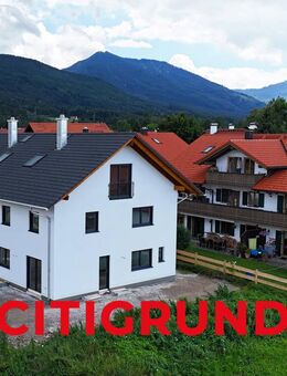 Benediktbeuern im idyllischen Voralpenland - Familienfreundliche Neubau-DHH mit ruhigem Garten - Benediktbeuern