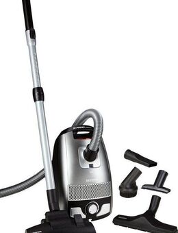 Severin Bodenstaubsauger S`Power snowwhite BC 7045, 750 W, mit Beutel, Für Allergiker, inkl. XL-Parkettdüse, Kabelaufbewahrung per Fußtaste