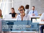 Vertriebsmitarbeiter / Sales Manager im Außendienst / Außendienstmitarbeiter (m/w/d) – Dienstleistung für das Metallhandwerk Region Thüringen - Erfurt