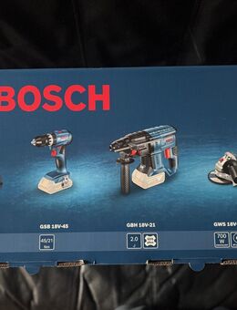 NEU! Bosch Professional 3-er Set Akku Winkelschleifer + Schlagbohrschrauber + Akkuschrauber UVP 604 Euro - Daisendorf