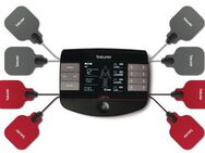 BEURER TENS-EMS-Gerät EM 89 in 4-in-1 Funktion: TENS, EMS, Massage, Wärme, (Inkl. 8 selbsthaftenden Gel-Pads), Mit 8 Elektroden für eine großflächige Anwendung auch am Rücken