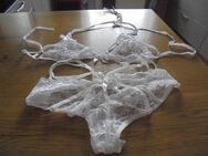 Neu sexy Damen BH- Set Dessous weiß Gr. 36/38 Cup B - Plattling