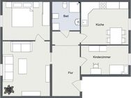 3-Zimmer-Wohnung in Schwerin-Lewenberg zu vermieten. - Schwerin