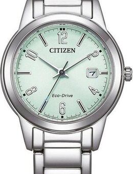 Citizen Solaruhr FE1241-71X, Armbanduhr, Damenuhr, Edelstahlarmband, Datum