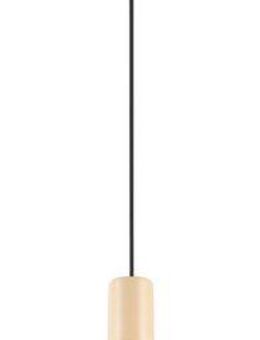 TRIO Leuchten Pendelleuchte AGUDO, Hängelampe 1-flammig, exkl 1xE27 max 10W, höhenverstellbar, Leuchtmittel wechselbar, warmweiß - kaltweiß, Hängelampe Ø 12cm, bis max 150cm Abhängung, Küche Esszimmer Wohnzimmer
