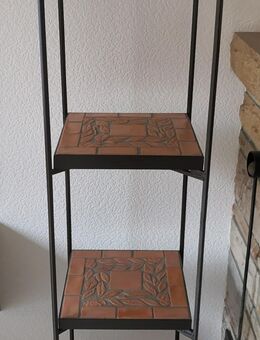 Standregal Eisen massiv,Terracotta Mosaikfliesen,klappbar,4 Böden,4Ebenen,sehr stabile Ausführung,hohe Belastbarkeit - Haltern (See) Zentrum