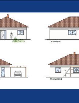 Neubau-Einfamilienhaus im Bungalowstil inkl. Grundstück - Halberstadt