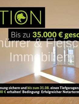 3-Zimmer Wohnung: Schwellenloser Übergang zum Balkon für mehr Komfort - Karlsruhe