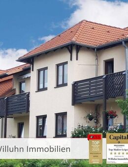 Charmante Eigentumswohnung: Perfekter Grundriss | Helles Bad | Sonniger Westbalkon | PKW-Stellplatz - Machern