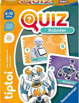 Ravensburger Spiel tiptoi® Quiz Roboter, Kinderspiel, Made in Europe