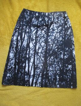 NEU mit ETIKETT * Edel * Baum- Print * Baumwolle * Sommer * A-Linie * Midi * Rock "HUGO BOSS" Original * Gr. 36- 38/ S * dunkel- blau * weiß * - Riedlingen