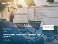 Werkstudent Produktmanagement USER.ID (w/m/d) - München
