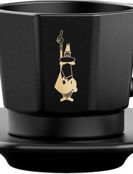 BIALETTI Espressotasse, Porzellan, 4 Tassen, 4 Untertassen