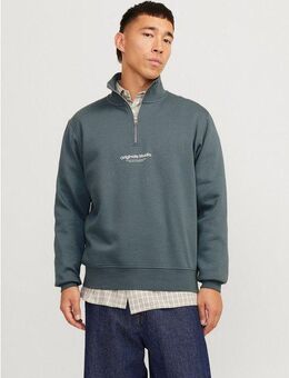 Jack & Jones Sweatshirt JORVESTERBRO SWEAT QUARTER ZIP HN NOOS im Troyer-Look