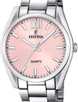 Festina Quarzuhr Boyfriend Collection F20622/2, Armbanduhr, Damenuhr, Edelstahlarmband