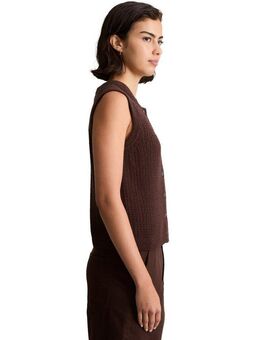 Marc O'Polo DENIM Strickweste aus weichem Organic Cotton-Mix