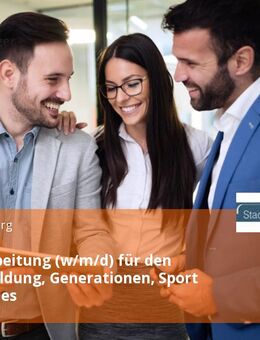 Sachbearbeitung (w/m/d) für den Bereich Bildung, Generationen, Sport und Soziales - Starnberg