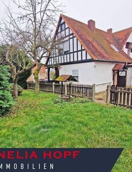 #Doppelhaushälfte #Garten #Sanierungsbedürftig #Garage #Leerstand #Fachwerk - Beichlingen