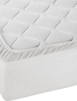 Matratzenauflage Stretchmolton-Spannbetttuch für Wasserbetten + hohe Matratzen Biberna Sleep & Protect