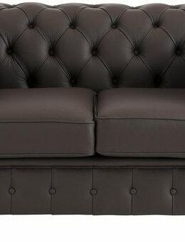 Home affaire Chesterfield-Sofa Chesterfield 2-Sitzer B/T/H: 150/89/74 cm, mit hochwertiger Knopfheftung, auch in Leder
