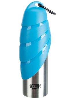 Trixie Friends on Tour Edelstahl-Flasche mit Trinknapf - 750 ml