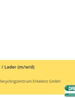 Müllwerker / Lader (m/w/d) - Erkelenz