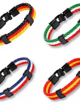 Länder Fahne Armband Modeschmuck Armschmuck Deutschland Italien Frankreich Spanien 14,90* - Villingen-Schwenningen