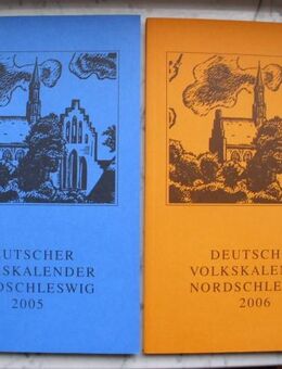 8 x Deutscher Volkskalender Nordschleswig 1983, 1994, 2000, 2001, 2002, 2003, 2005, 2006+ Nordschleswig '78- ein Jahrbuch, 9 Bücher zus. 9,- - Flensburg
