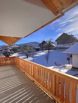 Neubauprojekt 3-Zimmer-Südbalkonwohnung - Bichl