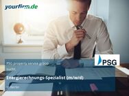 Energierechnungs-Spezialist (m/w/d) - Berlin