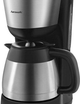 Hanseatic Filterkaffeemaschine HCM9001TJSD, 1l Kaffeekanne, Papierfilter 1x4, mit Edelstahl-Thermokanne