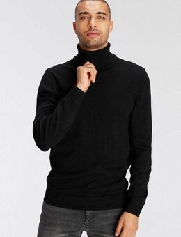 AJC Rollkragenpullover mit Rollkragen aus Rippstrick