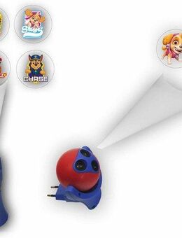 niermann LED Nachtlicht Paw Patrol, LED fest integriert, Set Paw Patrol 2 (1 x Stecker-Nachtlicht, 1 x Taschenprojektor)