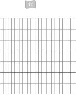 Arvotec Einstabmattenzaun ESSENTIAL 140 zum Einbetonieren, (Set, 3-St), Zaunhöhe 140 cm, Zaunlänge 2 - 60 m
