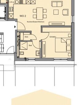 Trier-Biewer - Neubau einer Eigentumswohnung mit Aufzug und barrierefreiem Zugang, ca. 59 m2, Balkon, Baubeginn 2024 - Trier