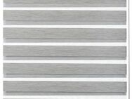 Doppelrollo de luxe, GARDINIA, halbtransparent, mit Bohren/ohne Bohren, freihängend, Klemm- oder Schraubmontage, hochwertiges Gesamtkonzept mit silbernen Metallkomponenten