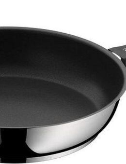 WMF Bratpfanne Devil Edelstahlpfanne Induktion, Cromargan® Edelstahl Rostfrei 18/10, PTFE beschichtet, für alle Herdarten geeignet, Kunststoffgriff