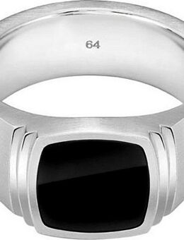 BOSS Fingerring ODELL, 1580652S,M,L, mit Onyx