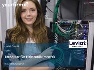 Techniker für Elektronik (m/w/d) - Artern (Unstrut)