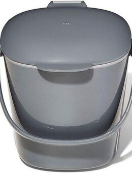 OXO Good Grips Biomülleimer Abfalleimer, Höhe ca. 19 cm, Komposteimer, Fassungsvermögen ca. 2,8 Liter