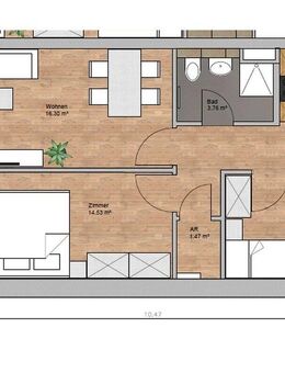 Moderne 2,5-Zimmer Neubauwohnung in Hamburg-Fuhlsbüttel mit idealer Anbindung (Whg. 5.) - Hamburg